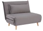 Fotel rozkładany Spike Velvet szary .139