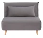 Fotel rozkładany Spike Velvet szary .139