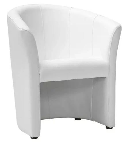 Fotel TM-1 ekoskóra biały