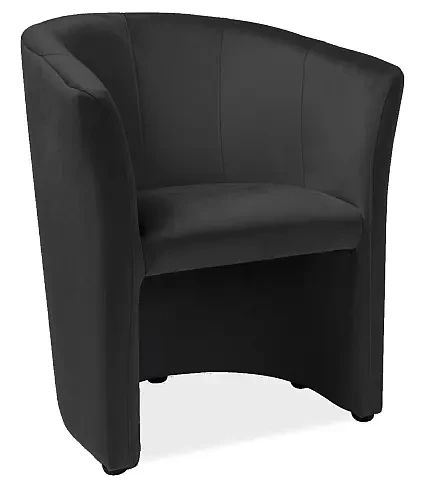 Fotel TM-1 Velvet czarny