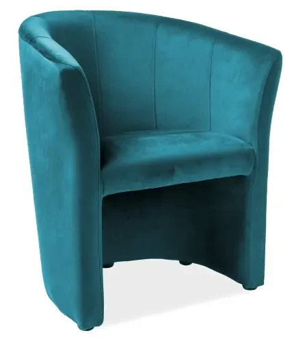 Fotel TM-1 Velvet turkus