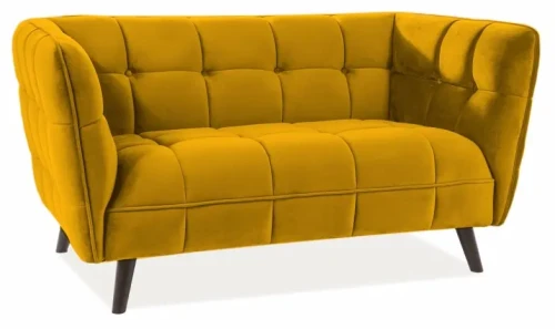 Sofa tapicerowana Castello 2 Velvet curry Bluvel 68