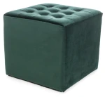 Pufa tapicerowana Lori Velvet zielony Bluvel 78