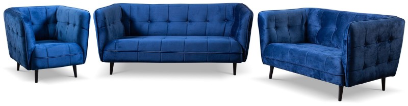 Sofa tapicerowana Ruby II w stylu skandynawskim