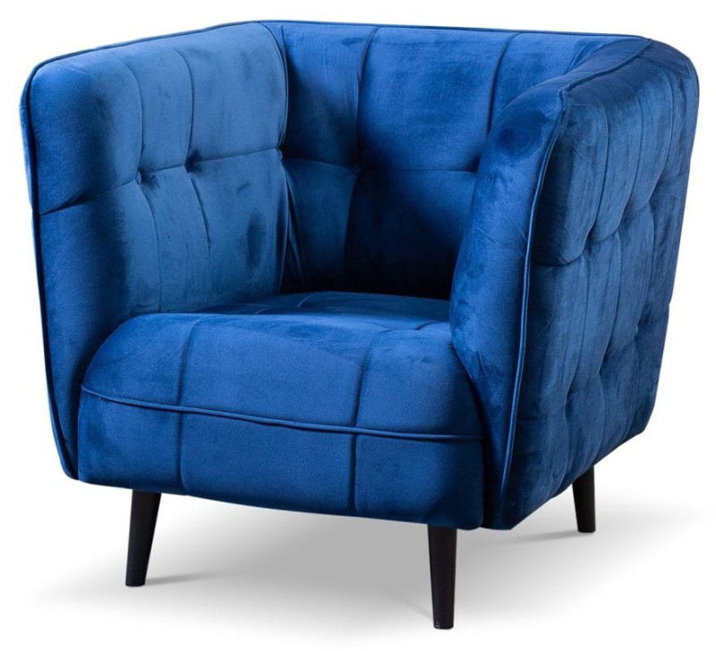 Zestaw wypoczynkowy tapicerowany Ruby w stylu skandynawskim