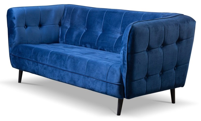 Zestaw wypoczynkowy tapicerowany Ruby w stylu skandynawskim