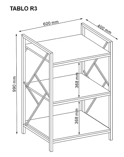 Regał Tablo R3 99 cm