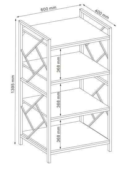 Regał Tablo R4 140 cm
