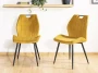 Krzesło tapicerowane Arco Velvet curry Bluvel 68