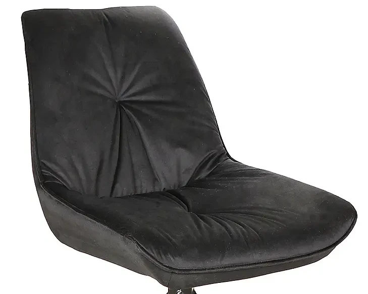 Krzesło tapicerowane Boogie I Velvet czarny Bluvel 19