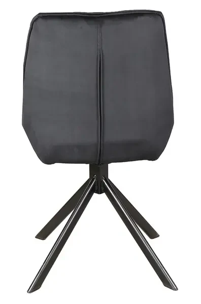 Krzesło tapicerowane Boogie I Velvet czarny Bluvel 19