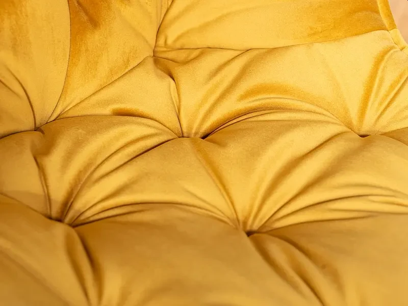 Krzesło tapicerowane Cherry Velvet curry Bluvel 68