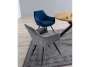 Krzesło tapicerowane Linea Velvet szary Bluvel 14