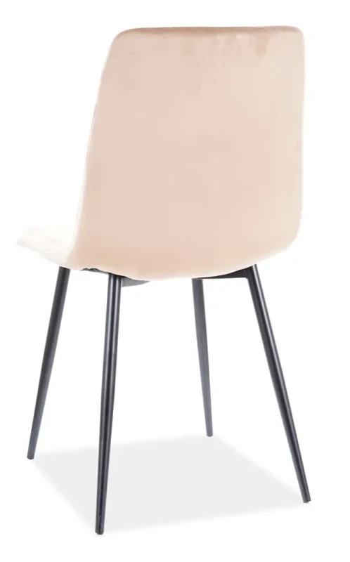 Krzesło tapicerowane Mila Velvet beż Bluvel 28