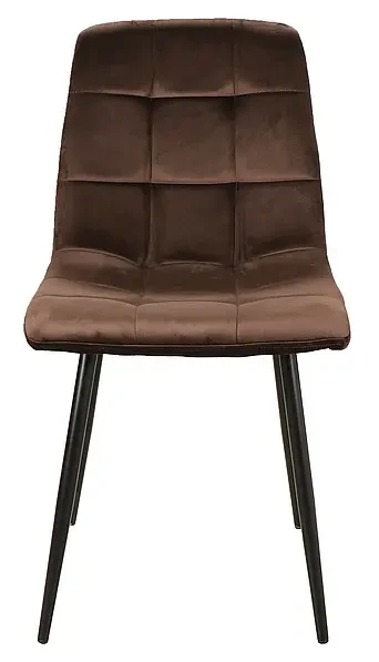 Krzesło tapicerowane Mila Velvet brąz Bluvel 48