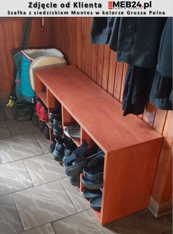 Szafka na buty z siedziskiem Montes  - zdjęcie od klienta