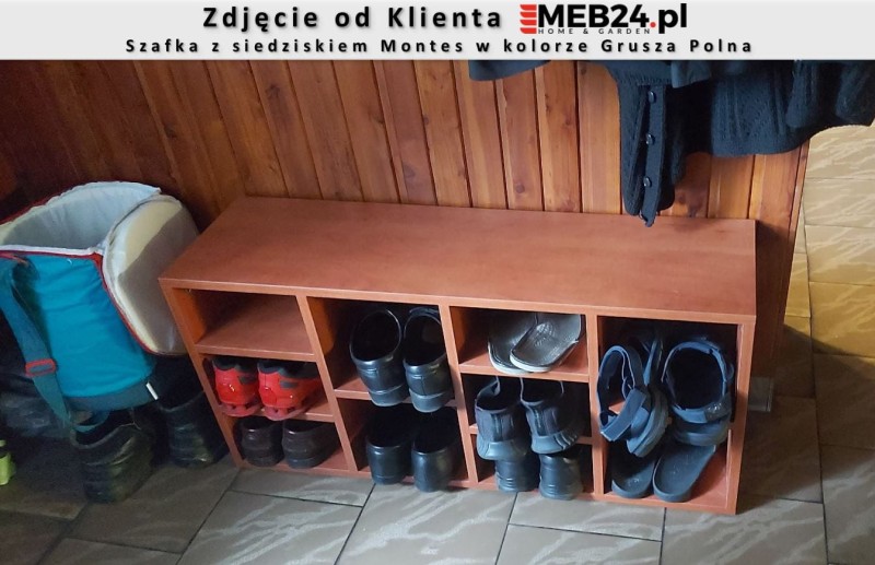 Szafka na buty z siedziskiem Montes  - zdjęcie od klienta
