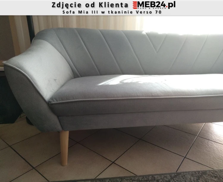 Sofa Mia III w stylu skandynawskim - zdjęcie od klienta