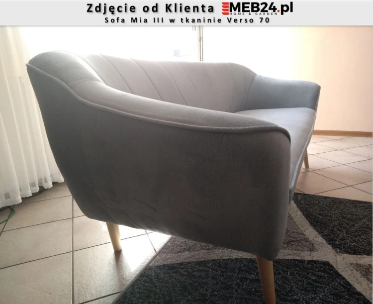 Sofa Mia III w stylu skandynawskim - zdjęcie od klienta