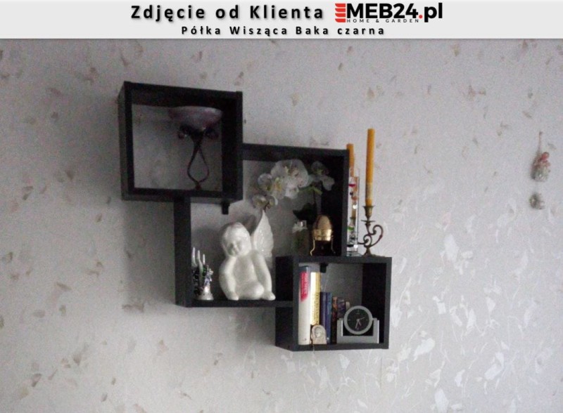 Półka Wisząca Baka czarna - zdjęcie od klienta