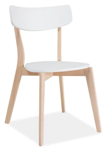 Krzesło Tibi dąb bielony/biały