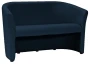 Sofa TM-2 ekoskóra granatowy