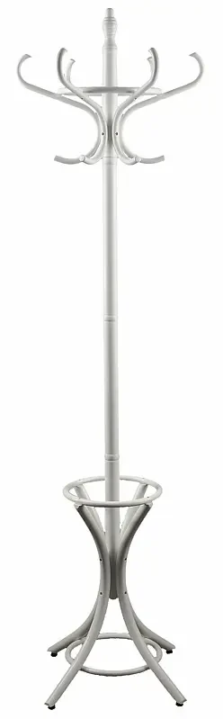 Wieszak stojący drewniany do przedpokoju WDR-1/WE Biały