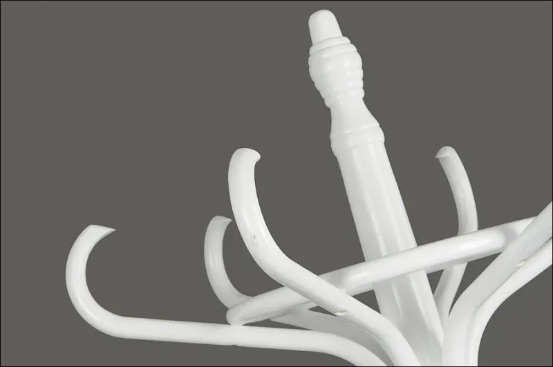 Wieszak stojący drewniany do przedpokoju WDR-1/WE Biały