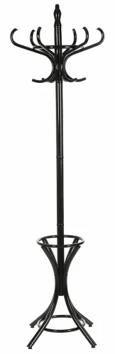 Wieszak stojący drewniany do przedpokoju WDR-1/BL Czarny