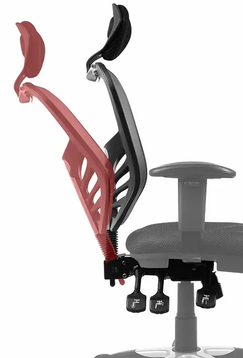 Fotel biurowy HG-0001H Czerwony