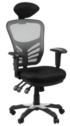 Fotel biurowy HG-0001H Szary