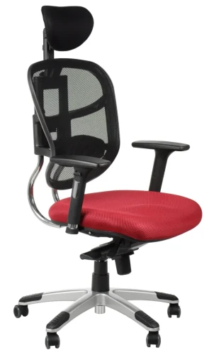 Fotel biurowy z wysuwem siedziska HN-5018 Bordo
