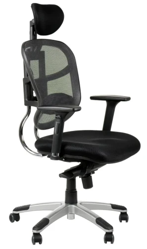 Fotel biurowy z wysuwem siedziska HN-5018 Szary