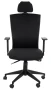 Fotel biurowy HG-0004F Czarny