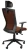 Fotel biurowy HG-0004F Brąz