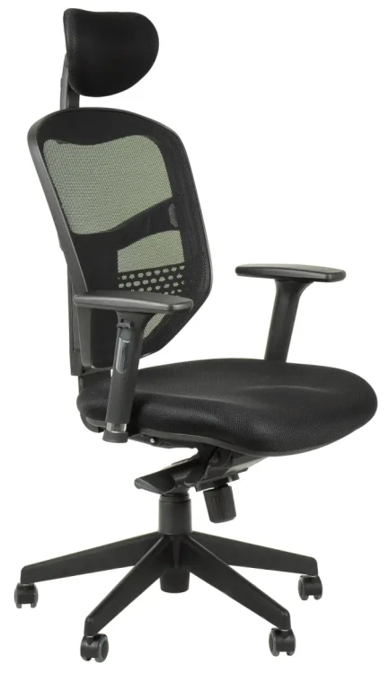 Fotel biurowy z wysuwem siedziska HN-5038 Czarny