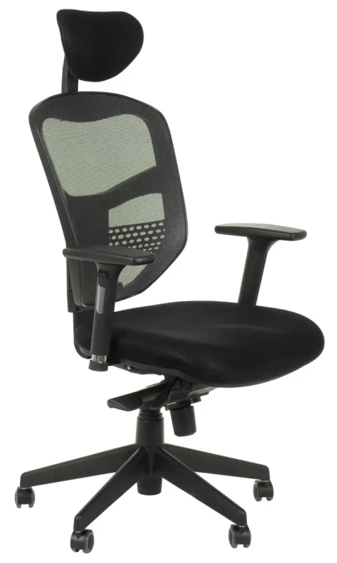 Fotel biurowy z wysuwem siedziska HN-5038 Szary