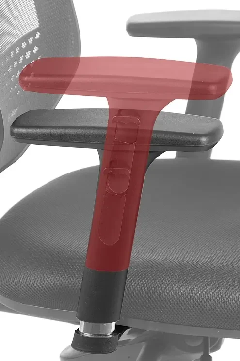 Fotel biurowy z wysuwem siedziska HN-5038 Szary