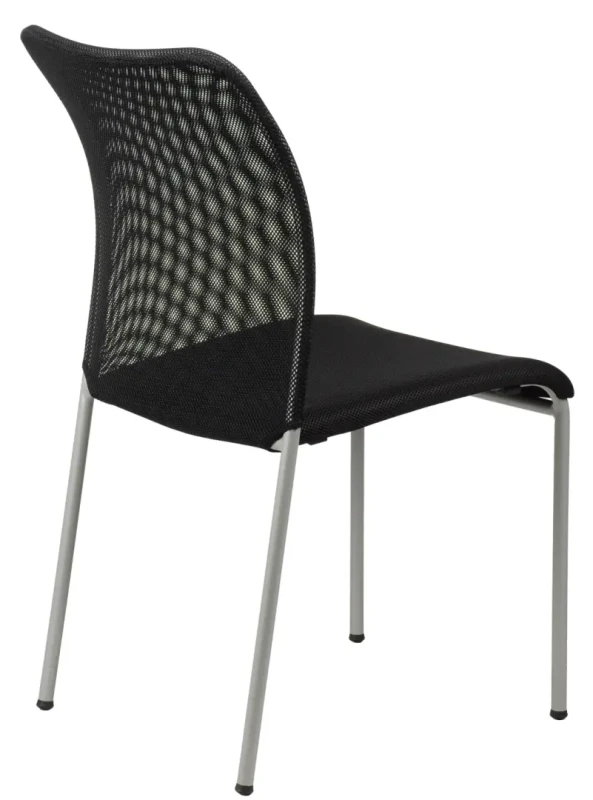 Krzesło konferencyjne HN-7502 Aluminium/Czarny