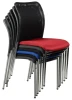Krzesło konferencyjne HN-7502 Aluminium/Czarny