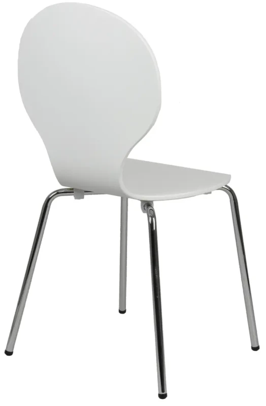 Krzesło konferencyjne sklejkowe TDC-122 Biały