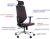 Fotel biurowy z wysuwem siedziska ZN-805-C-26