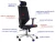 Fotel biurowy z wysuwem siedziska ZN-805-C-30