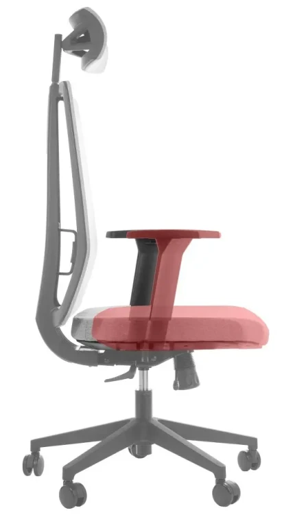 Fotel biurowy z wysuwem siedziska ZN-807-B-30