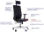 Fotel biurowy z wysuwem siedziska ZN-807-C-30