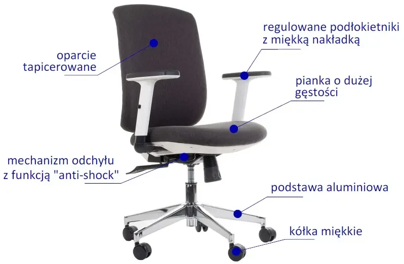 Fotel biurowy ZN-605-W-26