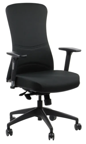 Fotel biurowy z wysuwem siedziska KENTON Czarny
