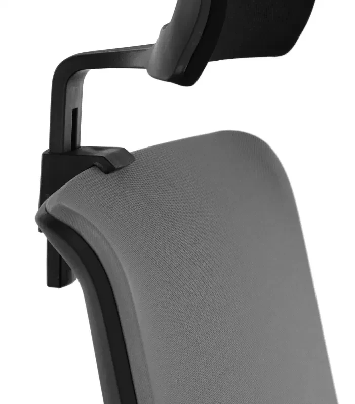 Fotel biurowy z wysuwem siedziska RIVERTON F/H Czarny-Szary