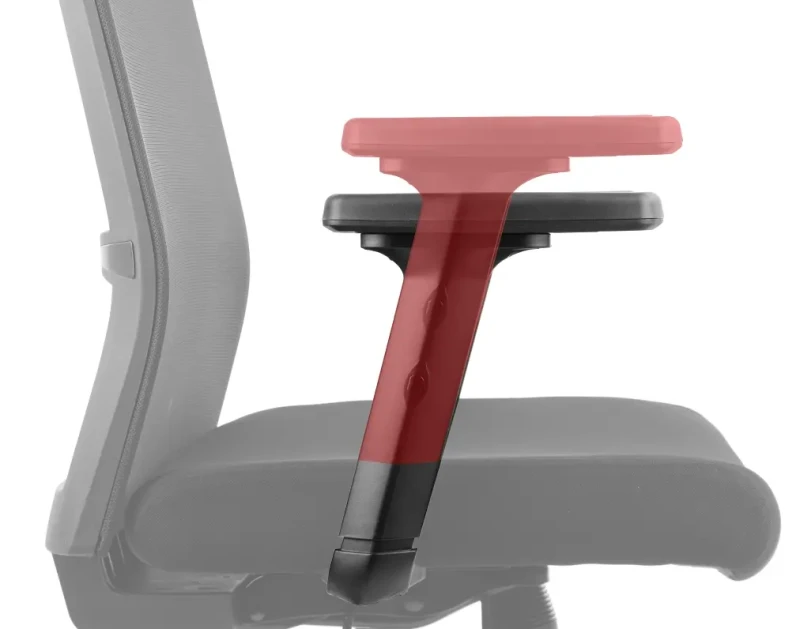 Fotel biurowy z wysuwem siedziska RIVERTON F/H Czarny-Szary