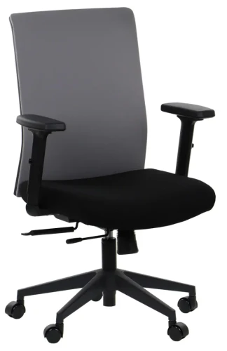 Fotel biurowy z wysuwem siedziska RIVERTON F/L Czarny-Szary